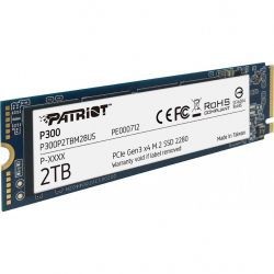 SSD  Patriot P300 2Tb M.2 PCI-E 4x 3D TLC (P300P2TBM28) -  2