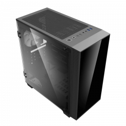  GameMax Mini Abyss Black,  , Full-tower, microATX/Mini-ITX, 2USB 3.0, 1x120  LED, 403194415 , 0.6, 3.6 (H608) -  3