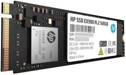   M.2 500Gb, HP EX900, PCI-E 3.0 x4, 3D TLC, 2000/1400 MB/s (2YY44AA) -  2