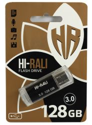 USB 3.0 Flash Drive 128Gb Hi-Rali Corsair series Black (HI-128GBCOR3BK) -  1
