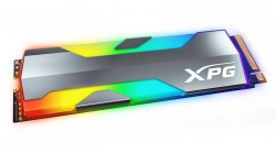 SSD  A-DATA XPG Spectrix S20G RGB 1Tb M.2 PCI-E 4x 3D TLC (ASPECTRIXS20G-1T-C) -  3