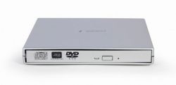    Gembird, Silver, DVD+/-RW, USB 2.0 (DVD-USB-02-SV) -  3