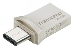 USB 3.1 / Type-C Flash Drive 128Gb Transcend JetFlash 890, Black/Silver (TS128GJF890S) - Картинка 3