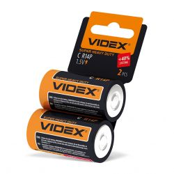 ��������� C (R14), �������, Videx Excellent!, 2 ��, 1.5V, Shrink (R14P/C 2pcs SHRINK CARD)