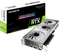  GeForce RTX 3060 Ti, Gigabyte, VISION OC Rev. 2.0 (Limited Hash Rate), 8Gb GDDR6, 256-bit, 2xHDMI/2xDP, 1755/14000 MHz, 6-pin + 8-pin (GV-N306TVISION OC-8GD)