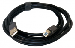  USB 2.0 (AM) - USB 2.0 (BM), 2 , Black, Extradigital (KBU1803)