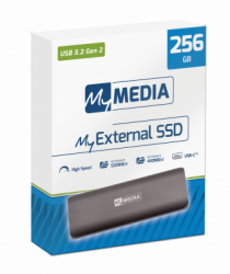   SSD, 256Gb, MyMedia, Space Grey, USB 3.2 Type-C, 3D TLC, 520 / 450 MB/s,    (69284) -  3