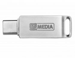 USB 3.2 / Type-C Flash Drive 64Gb MyMedia MyDual, Silver,   (69270) -  3