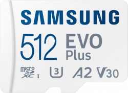   microSDXC, 512Gb, Samsung EVO Plus, Class10 UHS-I U3, SD  (MB-MC512KA/EU) -  3
