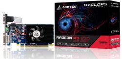 ³ Radeon R5 230, Arktek, 1Gb GDDR3, 64-bit, VGA/DVI/HDMI, 625/1000 MHz, Low Profile (AKR230D3S1GL1)