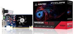  Radeon R5 230, Arktek, 2Gb GDDR3, 64-bit, VGA/DVI/HDMI, 625/1000 MHz, Low Profile (AKR230D3S2GL1)