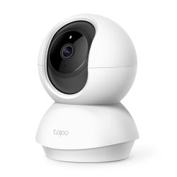 IP ������ TP-Link Tapo C210, White, 3 �� (2304x1296/15 fps), 1/2.8" CMOS, H.264, f/2.4, f=3.83 ��, WiFi (2.4 GHz), ���� ������ �� 360�/114� �� �����������/���������, ��-��������� 850 �� �� 9 �, ������������ ����������, microSD, iOS 10+ / Android 5.0+ - �������� 1