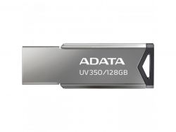 USB 3.2 Flash Drive 128Gb ADATA UV350, Silver (AUV350-128G-RBK) -  3