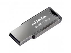 USB 3.2 Flash Drive 128Gb ADATA UV350, Silver (AUV350-128G-RBK) -  1