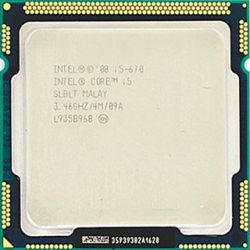 Б/У Процессор Intel Core i5 (LGA1156)  i5-670, Tray, 3.46 GHz, (BX80616I5670)