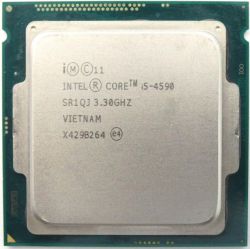 /  LGA1150, Intel Core i5-4590, Tray, 4x3.3 GHz (3.7 GHz), HD Graphics 4600 (1150 MHz), L3 6Mb, Haswell, 22 nm, TDP 84W (CM8064601560615) -  1