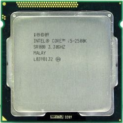 Б/У Процессор Intel Core i5 (LGA1155) i5-2500K, Tray, 4x3,3 GHz (Turbo Boost 3,7GHz), HD Graphic 3000 (1100 MHz), L3 6Mb, Sandy Bridge, 32 nm, TDP 95W (BX80623I52500K)