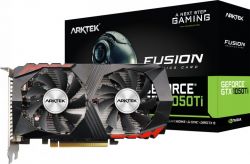  GeForce GTX1050Ti, Arktek, 4Gb GDDR5, 128-bit, DVI/HDMI/DP, 1290/7000 MHz (AKN1050TID5S4GH1)