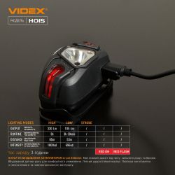˳ Videx 330Lm 5000K (VLF-H015) -  9