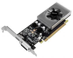 ³ GeForce GT1030, PNY, 2Gb GDDR5, 64-bit, DVI/HDMI, 1379/6000 MHz, Low Profile (VCGGT10302PB) -  2