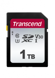   SDXC, 1Tb, Transcend 300S, lass10 UHS-I U3 V30,  100/85 / (TS1TSDC300S) -  1