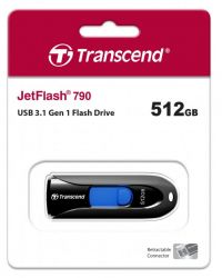 USB 3.1 Flash Drive 512Gb Transcend JetFlash 790, Black (TS512GJF790K) - �������� 5