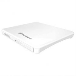    Transcend, White, DVD+/-RW, Ultra Slim, USB 2.0 (TS8XDVDS-W) -  2