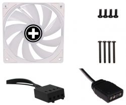 ���������� 120 ��, Xilence Performance A+ ARGB, White, 120x120x25 ��, PWM, ARGB ���������, 500-1500 ��/���, 18 - 32.5 dB, 4-pin / 3-pin ARGB (XF064 / XPF120.W.ARGB) - �������� 5