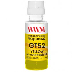  WWM HP GT52, Yellow, Ink Tank 115/315/319/415, GT5810, 100 ,  (H52Y) -  1
