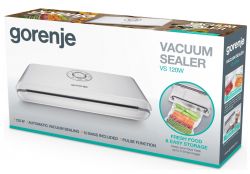 Вакуумный упаковщик Gorenje VS120W, White, 120W, электронное управление, функция запаивания и вакуумирования - Картинка 5