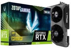  GeForce RTX 3070, Zotac, Twin Edge (Limited Hash Rate), 8Gb GDDR6, 256-bit, HDMI/3xDP, 1725/14000 MHz, 2x8-pin (ZT-A30700E-10PLHR) -  1