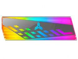 Радиатор для M.2 Qube M.2-4, Gray, для формата 2280, разъем M.2 (NGFF), RGB подсветка - Картинка 3