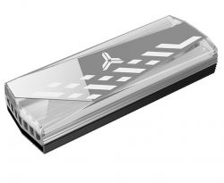 Радиатор для M.2 Qube M.2-4, Gray, для формата 2280, разъем M.2 (NGFF), RGB подсветка - Картинка 5