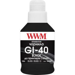  WWM Canon G5040/G6040/G7040, GM2040/GM4040, Black, 190 ,  (G40BP)