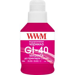  WWM Canon G5040/G6040/G7040, GM2040/GM4040, Magenta, 190 ,  (G40M) -  1