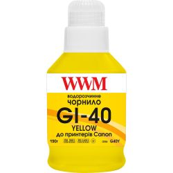  WWM Canon G5040/G6040/G7040, GM2040/GM4040, Yellow, 190 ,  (G40Y)