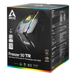    Arctic Freezer 50 TR, Black, , 1x140  + 1x120 ,  AMD TRX4/sTR4/SP3, A-RGB  (ACFRE00070A) -  7