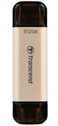 USB 3.2 / Type-C Flash Drive 256Gb Transcend JetFlash 930C, Gold/Black (TS256GJF930C) -  3