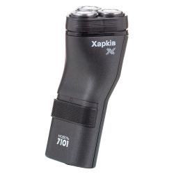 Електробритва Харків Х-7101, Black, 7W, роторна, сухе гоління, 3 головки для гоління, плаваюча конструкція ножів одинарне лезо, живлення від мережі, тример для скронь, механічна кнопка включення - Картинка 3