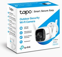 IP ������ TP-Link Tapo C310, White, 3 �� (2304x1296/15 fps), 1/2.7" CMOS, H.264, f/2.2, f=3.89 ��, WiFi (2.4 GHz), ��-��������� 850 �� �� 30 �, ������������ ����������, microSD, IP66, iOS 10+ / Android 5.0+ - �������� 3