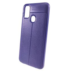     Samsung M21/M30s, Leather Style case, Blue