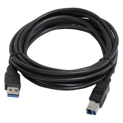  USB 3.0 - USB BM 3  Patron Black (PN-AMBM-USB3-30)