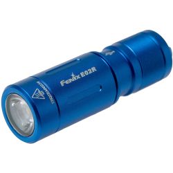 Ліхтар Fenix E02R, Blue, 15-200 лм, до 49 м, ударостійкість 1 м, 2 режими роботи, акумулятор 200 мАг, час роботи 0.5-6.5 год, IP68, 15 г - Картинка 3