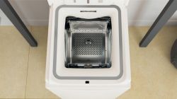 Вертикальная стиральная машина Whirlpool TDLR 55020S UA, White, 5.5 кг, скорость отжима 1000 об/мин, дисплей, класс энергопотребления A++, 90x40x60 см - Картинка 5