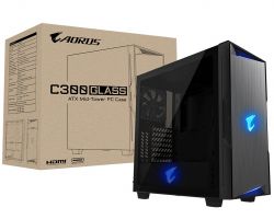  Gigabyte AORUS C300 GLASS Black, Mid Tower,  ,  ATX / Micro ATX / Mini ITX, 1xHDMI, 2xUSB 3.0, 1xType-C, 2x120  Fan,      (GB-AC300G) -  5