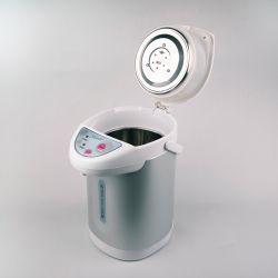 Термопот Maestro MR-084 White/Silver, 750W, 4,5л, функция повторного кипячения, режим поддержания температуры, способы подачи воды: электрический насос воздушный насос датчик прикосновения на носике защита от перегрева, корпус вращается на 360° - Картинка 4