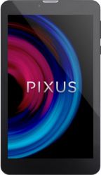   7" Pixus Touch 7 3G Black,  Multi-Touch (1024x600) IPS, MTK8382 Quad core 1,3GHz, RAM 2Gb, ROM 32Gb, GPS, 3G, Wi-Fi, BT, 2 Cam (5Mp + 2Mp), 3000 mAh, Android 4.2.2 -  2