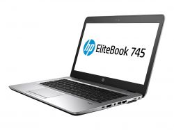 /  HP EliteBook 745 G4, Gray, 14" TFT Matte (1600x900), AMD PRO A12-8830B, 8Gb, 256Gb SSD, AMD Radeon R7, WiFi, Bluetooth, CardReader, 4xUSB, DP, VGA, Lan, Web