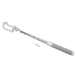 Палиця для селфі Continent SKB-102GR, Grey, дротова (3.5 мм), 200-800 мм - Картинка 3