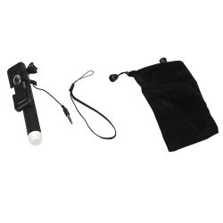 Палиця для селфі Continent SKB-112BK, Black, провідне (3.5 мм), 135-625 мм - Картинка 5